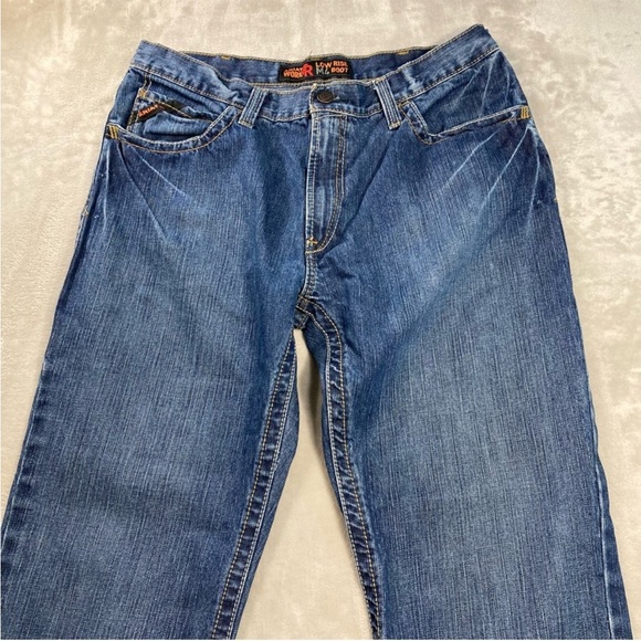 Ariat Work FR Blue M4 Low Rise Boot Cut
Jeans Men's Sz 36x32 10012552 - Picture 2 of 8